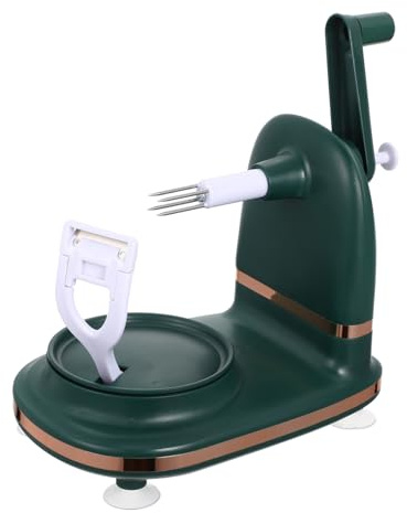 VALICLUD Peladora Manual de Frutas con Base Antideslizante Herramienta de Cocina para Pelar Manzanas y Melocotones Pelador Práctico y Seguro para Hogar y Restaurantes