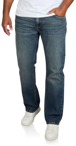 riverso Jeans herr stretch normal passform RIVEddy jeansbyxor denim blå svart 29 30 31 32 33 34 36 38 40, Magnetisk oskadad tvätt (54329), 33W / 34L