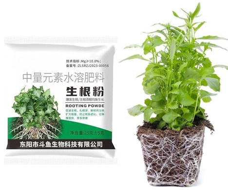 Mppchhn Polvere Radicante - Fertilizzante Per Talee Da Giardino - Stimolatore Radicale Per Piante | Per Giardino, Agricoltura, Alberi, Ortaggi, Frutta, Terrazzo, Prato, Terreno