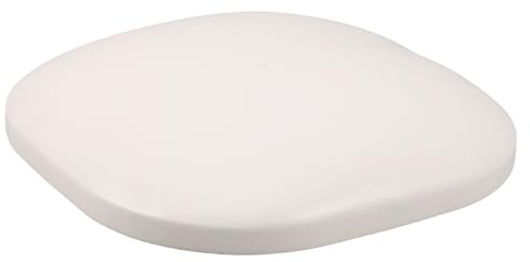 TOPBATHY Coussin Repose-mains et Repose-coude pour Manucure 16x16x2,5 Cm en Matière Brillante Blanche, Oreiller Ergonomique Multifonction pour Nail Art et Soins des Ongles, Accessoire