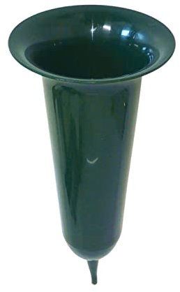 BURI Florero para Tumba Verde Florero de Cementerio Grave Decoración de Lápida Decoraciones de Tumba Cementerio Florero