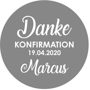 Aufkleber Sticker Etiketten Selbstklebend Danke Kommunion Konfirmation Taufe