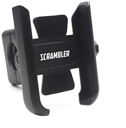 Accessori moto Supporto Del Telefono Mobile Per Ducati Scrambler 400 800 1100 Manubrio Specchio Del Telefono GPS Del Basamento Staffa (Colore : Handlebar Black)