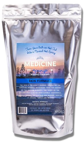 Medicine Springs Bathtub Mineral Therapy Skin (2 Soaks) Dead Sea Minerals hot Spring Soaking Collection for Healing Turn Your Bath tub into a Soaking Mineral Spring -Bathtub