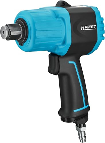 Hazet Twin Turbo Schlagschrauber 9013MTT, 3/4 Zoll (20 mm) Vierkant | Abtrieb 3/4 Zoll (20 mm) Vierkant massiv, Betriebsdruck 6.3 bar, 1700 g, Schalldruckpegel 99.3 dB(A) Lp A, 8000 U/min