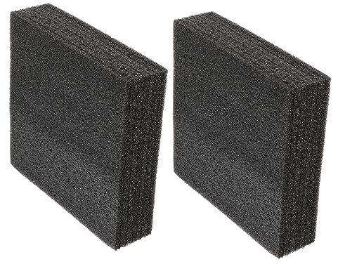 BELLIFFY Filznadelmatte aus Schaumstoff 2 Stück Schwarz für Trocken Filzen und Bastelarbeiten Schützt Nadeln Beim Filzen