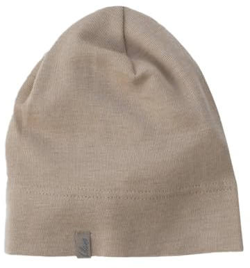 Lilano, barn/babymössa, 70 % ull (kbT), 30 % siden, 210 g/m², sand, 3-6 månader