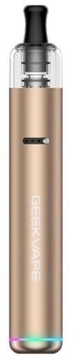 Geekvape Wenax S3 EVO Kit 1100mAh Batteria 2ml 0.8ohm S cartuccia Vaporizzatore Sigaretta Elettronica Senza nicotina No liquid (Champagne)