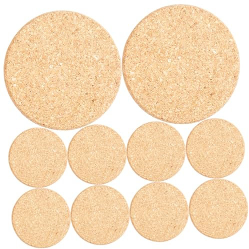 KONTONTY Kork-pflanzenset – 10er-Pack Gartentopf- Pflanzen- Blumentopfmatten Pflanztopfmatten Für Den Innenbereich
