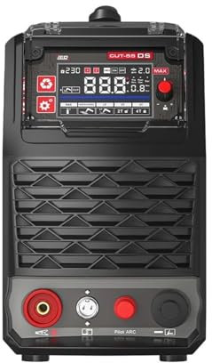 STRAFBRG Découpeur de Plasma CUT-55DS Pil-ot Arc, Machine de découpe Plasma sans Contact, Haute fréquence et Non HF, épaisseur de Coupe maximale 20MM,Performances Puissantes(Hf Set)
