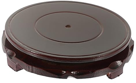 Abaodam Piedistallo per Vaso di Fiori in Legno Base in Legno per Vaso di Fiori per Fioriera Espositiva Piedistallo per Piante da Interno