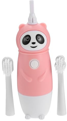 Elektrische Kinderzahnbürste Ipx7 aus Pp mit 1 Satz für Babys und Kinder | Rosa, Modell mit Aaa Batterie, Sanfte Pflege für Zähne und Zahnfleisch zu Hause und Reisen