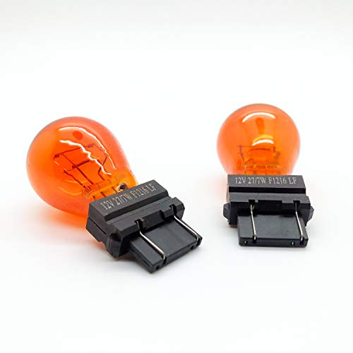 Generisk 3157 Replacement Amber Yellow Indicator Bulbs PY27/7W 183 12V,1 Pair Car Indicator Light Bulb