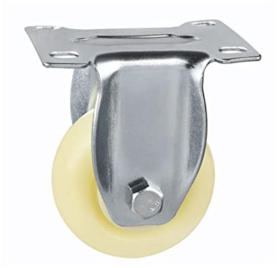 Ruote girevoli in nylon da 6,3 cm, altezza totale 90 mm, hardware direzionale resistente per mobili, resistenti all'usura, perfette per movimenti fluidi e stabilità