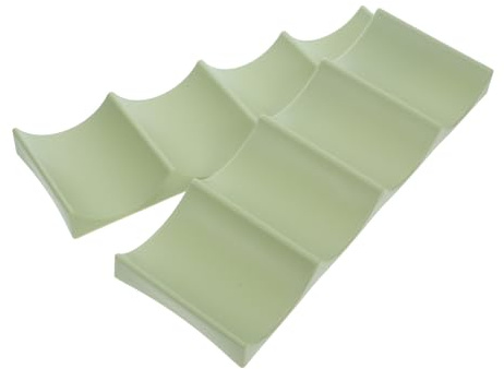 TOVINANNA Portabottiglie Vino e Porta Birra Moderno in Plastica per Frigorifero e Piano di Lavoro, Organizer per Bottiglie e Lattine da Tavolo, Set 2 Pezzi per Conservazione Ordinata