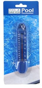 AKTIVHANDEL Wasserthermometer für Pool, Schwimmend, in Blau, Poolthermometer zum Messen der Wassertemperatur, auch Geeignet für Eisbaden und Teich