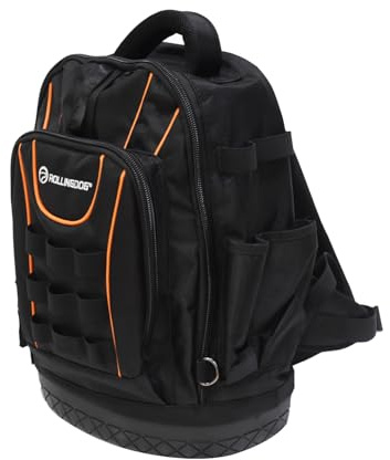 ROLLINGDOG Journeyman Painter Backpack,Tool Backpack | Durable Plastic Base,,Specialized for A Painter To Carry Painting Tools,, Fits All The Painting And Decorating Essentials In
