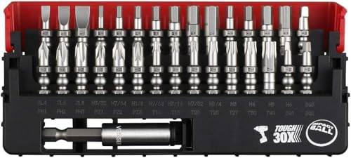 VESSEL Impact Ball™ Torsion Bit 30+1 PC. Set in Slide CASE No.IB31P02U Made in Japan by VESSEL