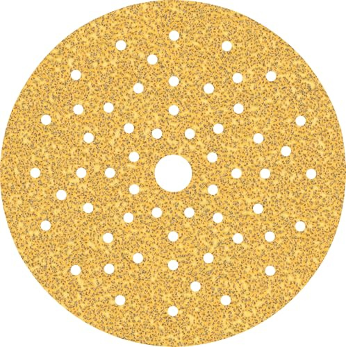 Bosch 5x Papel de lija EXPERT C470 multiperforado | para Pintura sobre madera, Madera dura, Grano 40, Professional Accesorios Lijadora excéntrica, Lijadora orbital