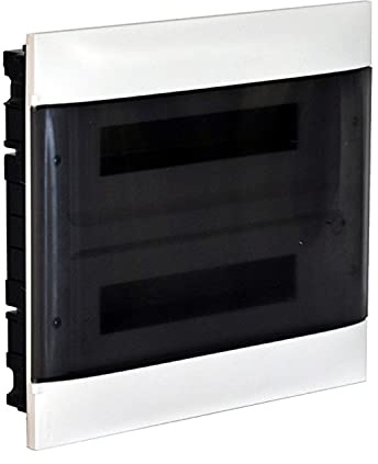 Tableau électrique encastrable Legrand Practibox S 135052 avec porte transparente 24 modules