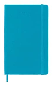 Moleskine - Agenda Settimanale 18-Mesi, Agenda Settimanale 2022/2023 con Copertina Rigida e Chiusura Elastica, Formato Large 13 x 21 cm, Colore Blu