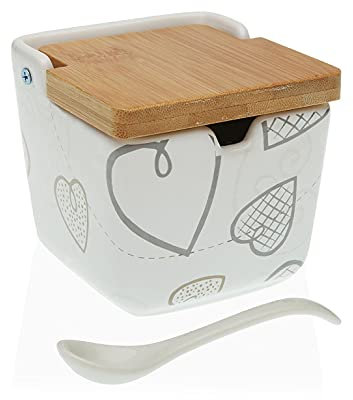 BigBuy Home Sugar Bowl, Multicoloured, Standard