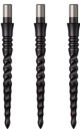 Mission Darts Sniper Points | Lunar FS | Steel Tip Replacement Points | Available in 28/32mm and Black and Silver