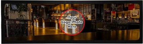 Custom Photo Or Logo Bar Runner Home Bar Accessories, Birthday Party Stag Party Personalised Beer Spill Mat Bar Décor