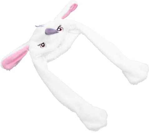 TOYANDONA Ear Moving Hat Bewegliche Ohren Cosplay Mütze Für Karneval Halloween Und Partys Lustige Tierhaube Aus Plüsch Für Erwachsene