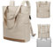 GOLF QUALITY Rucksack Damen 16 Zoll, Laptop Schulrucksack Wasserdicht, Schultasche Women Elegant Tagesrucksäcke Handtasche 2 in 1 Arbeitstasche Lehrertasche Reiserucksack für Uni Büro,Aprikose