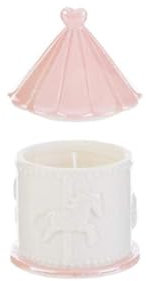 CANDELA SOIA GIOSTRINA PORCELLANA CELESTE 8x8xh.12CM C/ASTUCCIO Categorie BOMBONIERA, NASCITA E BATTESIMO O IDEA REGALO CONF. 1 PEZZO