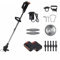 Tagliasiepi 21V Cordless Lawn Mower Electric Grass Trimmer Regolabile Mower Hedge Garden Strumento di potatura con batteria agli ioni di litio 22980mAh Facile potatura della maggior parte dei cespugli