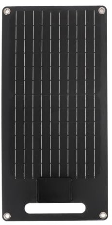 50W 12V Monokristalline Solarpanel mit Dual USB & Type -C - Hocheffizienter Tragbares Ladegerät für Automaten und Telefone | Wetterfest für Wohnmobil/Camping