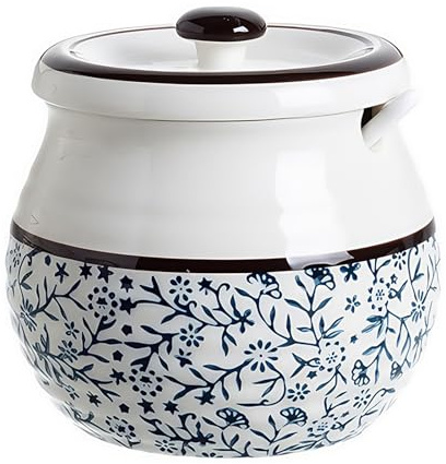 Jaamyears Zuccheriera in ceramica con coperchio e cucchiaio, zuccheriera in ceramica con cucchiaio, zuccheriera, contenitore per zucchero, porta zucchero per bar