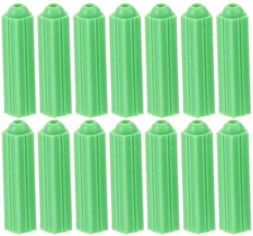 BAZEITFLOW 100 Pezzi Tasselli Plastica M8 per Cartongesso e Cemento Ancoraggi Autoperforanti per Carichi Pesanti Kit Fissaggio per Pareti Garage Ufficio e Hobby