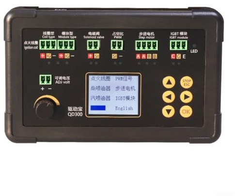 Automotive Zündspule und Stellantriebstester QD300 QDB2A, 3A IGBT Antrieb, einstellbare Frequenz und Einschaltdauer, geeignet zum Testen von Automobilsensoren und Motoren