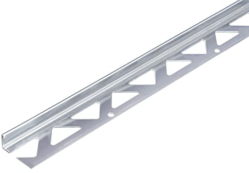 Alberts 476809 Fliesen-Abschlussprofil | Edelstahl | 1000 x 23,5 x 10 mm