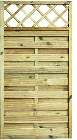 Avanti Trendstore - Cremona - Sichtschutzwand aus Kieferholz massiv, imprägniert, in 3 verschiedenen Größen verfügbar (90x180)