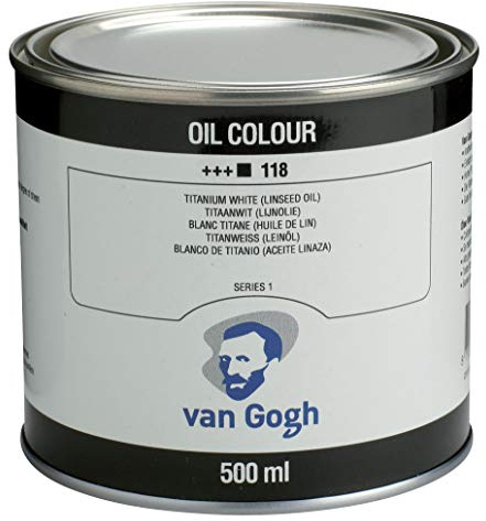 Van Gogh Ölfarbe, 500ml Dose, Titanweiß (Leinöl) 118