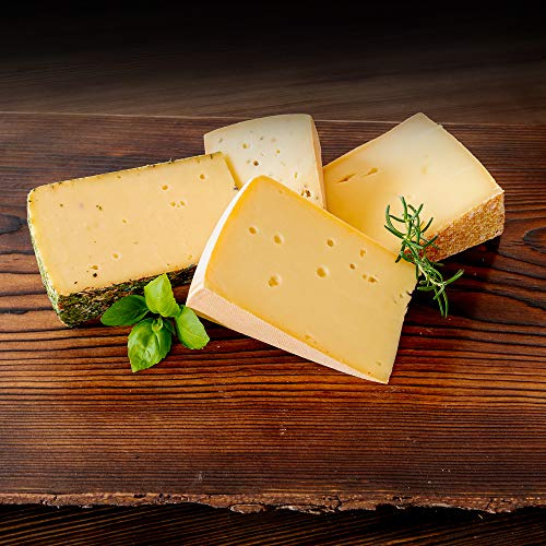 WURSTBARON® Hartkäse Paket 790g - Set aus verschiedenen Käsesorten am Stück - Käse Probierpaket