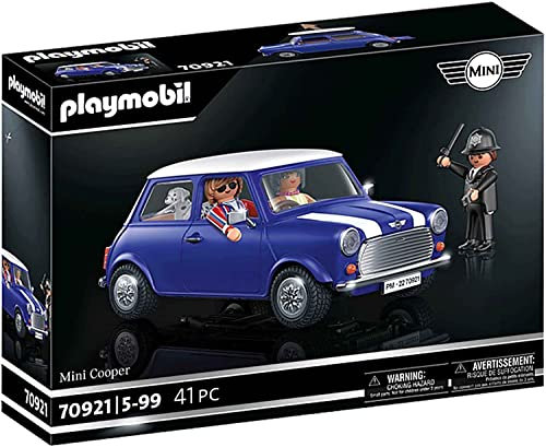 PLAYMOBIL Classic Cars 70921 Mini Cooper, Modellino di Auto per Adulti e Auto Giocattolo per Bambini, 5-99 Anni