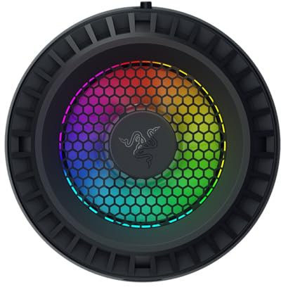 Razer Phone Cooler Chroma für Android (mit Klammern) - Smartphone Kühlungslüfter mit Chroma RGB Beleuchtung, USB-C