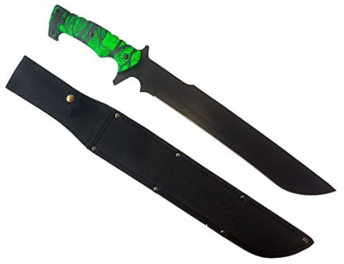 Fuentes Zombie Hunter Machete grün - Edelstahl, Beidhändig, 52 cm, grün