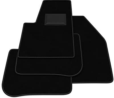 Fussmatten kompatibel zu Mitsubishi Lancer Evo 7 2001-2003 ohne Dekoration, Fussmatten-Set, Teppichteppich, Autoteppich