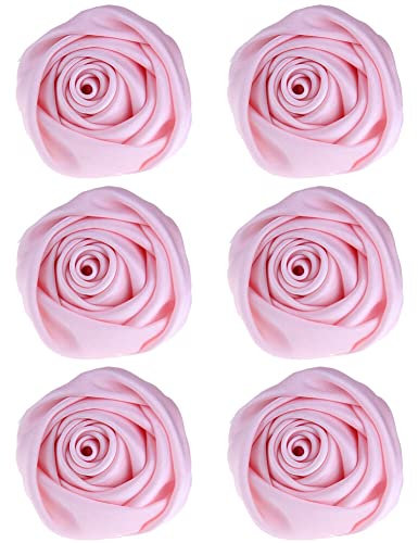 Damen Rose Blume Brosche, 6 Stücke Blume Haarspange Haarclip Blume Rosen Haarnadeln Haarschmuck für Mädchen Frauen Party Strand Hochzeit