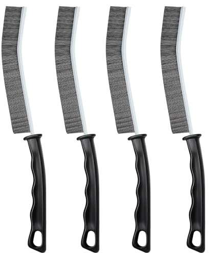Yefun Spazzole per Pulire Gap, 4 Pezzo, Spazzola Pulizia Fessure, Spazzola Pulizia Casa per la Pulizia Profonda di Cucina, Bagno, Toilette, Finestre, Lavandino, Veicoli