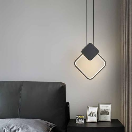 Mengjay Modern Living Room LED Pendant Lights Minimalist Ceiling Light,Creative LED Hanging Lamp Bedside Bedroom Pendant Lamp for Living Room Dining Room Kitchen Bar Decoration Lighting (B)