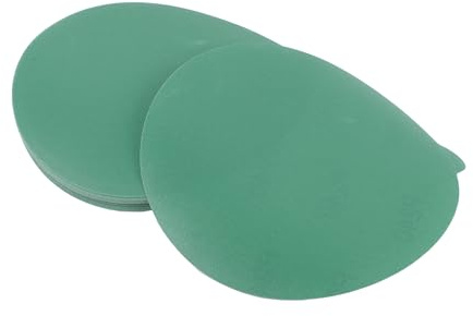 HEROFFIX 25 Pz Dischi Abrasivi per Legno per Auto Carta Vetrata a Gancio e Anello Fogli Abrasivi 6 Pollici 240 Grana Verde Ossido di Alluminio
