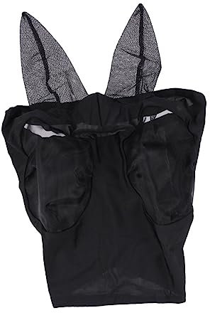 SUPVOX Filet De pour Chevaux en Maille Confortable Noir pour Une Utilisation en Extérieur