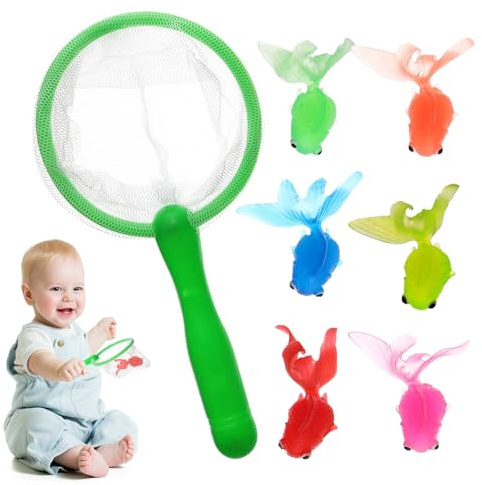 ycezw Jouet de pêche dans la baignoire - Jouets pour poissons de salle de bain | Activités flottantes d'animaux et de piscine pour les garçons et les filles par temps chaud